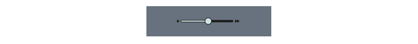 Weavly playback speed This image shows the control for adjusting the speed of playback.